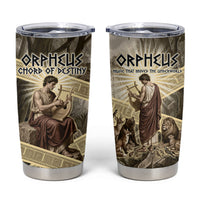 Orpheus Greek Mythology Lyre Musician Tumbler Cup Vintage Ancient Greek Meander Classical Statue