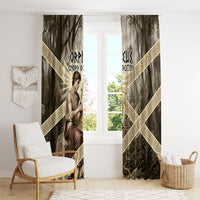 Orpheus Greek Mythology Lyre Musician Window Curtain Vintage Ancient Greek Meander Classical Statue