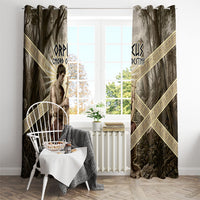 Orpheus Greek Mythology Lyre Musician Window Curtain Vintage Ancient Greek Meander Classical Statue