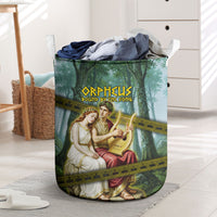 Orpheus And Eurydice Greek Mythology Lyre Laundry Basket Vintage Ancient Greek Meander Classical Statue