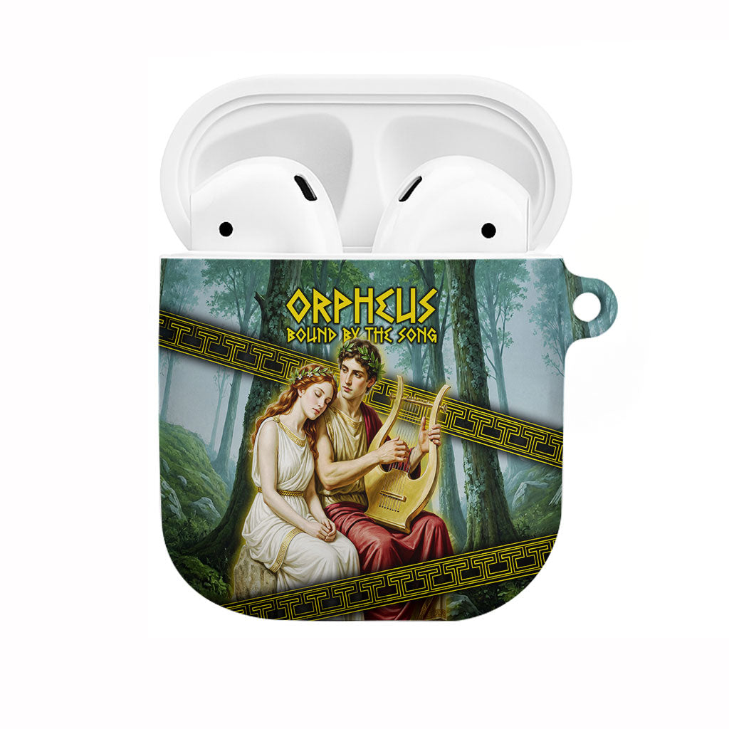 Orpheus And Eurydice Greek Mythology Lyre AirPods Case Vintage Ancient Greek Meander Classical Statue