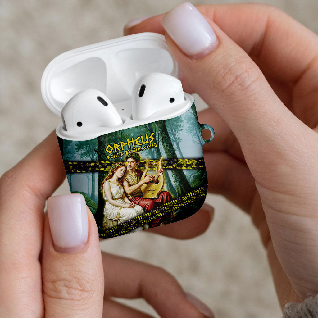 Orpheus And Eurydice Greek Mythology Lyre AirPods Case Vintage Ancient Greek Meander Classical Statue