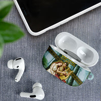 Orpheus And Eurydice Greek Mythology Lyre AirPods Case Vintage Ancient Greek Meander Classical Statue