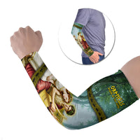 Orpheus And Eurydice Greek Mythology Lyre Arm Sleeves Vintage Ancient Greek Meander Classical Statue