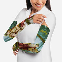 Orpheus And Eurydice Greek Mythology Lyre Arm Sleeves Vintage Ancient Greek Meander Classical Statue