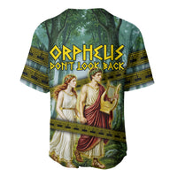 Orpheus And Eurydice Greek Mythology Lyre Baseball Jersey Vintage Ancient Greek Meander Classical Statue