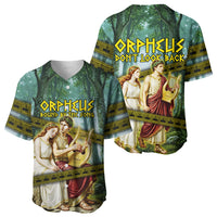 Orpheus And Eurydice Greek Mythology Lyre Baseball Jersey Vintage Ancient Greek Meander Classical Statue
