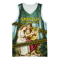 Orpheus And Eurydice Greek Mythology Lyre Basketball Jersey Vintage Ancient Greek Meander Classical Statue