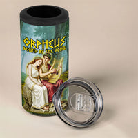 Orpheus And Eurydice Greek Mythology Lyre 4 in 1 Can Cooler Tumbler Vintage Ancient Greek Meander Classical Statue