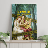 Orpheus And Eurydice Greek Mythology Lyre Canvas Wall Art Vintage Ancient Greek Meander Classical Statue