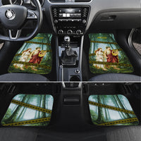 Orpheus And Eurydice Greek Mythology Lyre Car Mats Vintage Ancient Greek Meander Classical Statue