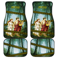 Orpheus And Eurydice Greek Mythology Lyre Car Mats Vintage Ancient Greek Meander Classical Statue