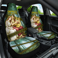 Orpheus And Eurydice Greek Mythology Lyre Car Seat Cover Vintage Ancient Greek Meander Classical Statue
