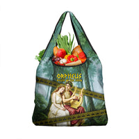 Orpheus And Eurydice Greek Mythology Lyre Grocery Bag Vintage Ancient Greek Meander Classical Statue