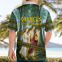Orpheus And Eurydice Greek Mythology Lyre Hawaiian Shirt Vintage Ancient Greek Meander Classical Statue