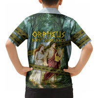 Orpheus And Eurydice Greek Mythology Lyre Hawaiian Shirt Vintage Ancient Greek Meander Classical Statue