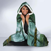 Orpheus And Eurydice Greek Mythology Lyre Hooded Blanket Vintage Ancient Greek Meander Classical Statue