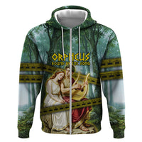Orpheus And Eurydice Greek Mythology Lyre Hoodie Vintage Ancient Greek Meander Classical Statue