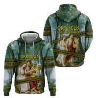 Orpheus And Eurydice Greek Mythology Lyre Hoodie Vintage Ancient Greek Meander Classical Statue