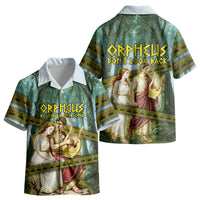 Orpheus And Eurydice Greek Mythology Lyre Kid Hawaiian Shirt Vintage Ancient Greek Meander Classical Statue