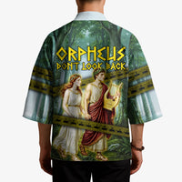 Orpheus And Eurydice Greek Mythology Lyre Kimono Vintage Ancient Greek Meander Classical Statue