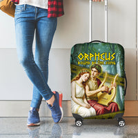 Orpheus And Eurydice Greek Mythology Lyre Luggage Cover Vintage Ancient Greek Meander Classical Statue