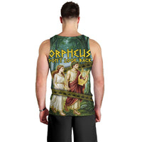 Orpheus And Eurydice Greek Mythology Lyre Men Tank Top Vintage Ancient Greek Meander Classical Statue