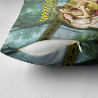 Orpheus And Eurydice Greek Mythology Lyre Pillow Cover Vintage Ancient Greek Meander Classical Statue