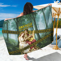 Orpheus And Eurydice Greek Mythology Lyre Sarong Vintage Ancient Greek Meander Classical Statue