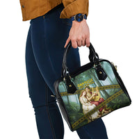 Orpheus And Eurydice Greek Mythology Lyre Shoulder Handbag Vintage Ancient Greek Meander Classical Statue