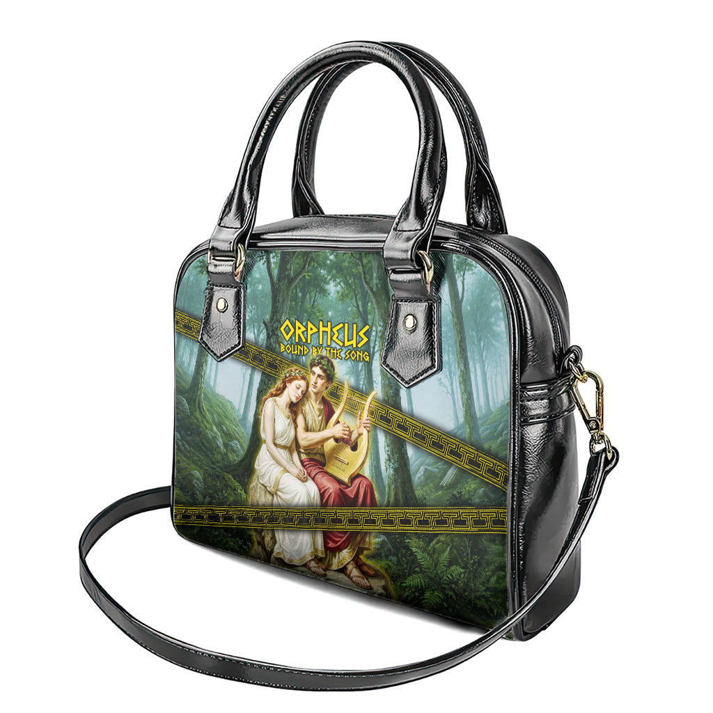 Orpheus And Eurydice Greek Mythology Lyre Shoulder Handbag Vintage Ancient Greek Meander Classical Statue