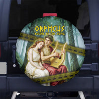 Orpheus And Eurydice Greek Mythology Lyre Spare Tire Cover Vintage Ancient Greek Meander Classical Statue