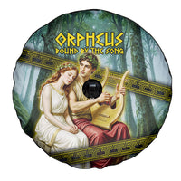 Orpheus And Eurydice Greek Mythology Lyre Spare Tire Cover Vintage Ancient Greek Meander Classical Statue