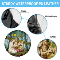 Orpheus And Eurydice Greek Mythology Lyre Spare Tire Cover Vintage Ancient Greek Meander Classical Statue