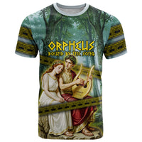 Orpheus And Eurydice Greek Mythology Lyre T Shirt Vintage Ancient Greek Meander Classical Statue