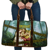 Orpheus And Eurydice Greek Mythology Lyre Travel Bag Vintage Ancient Greek Meander Classical Statue