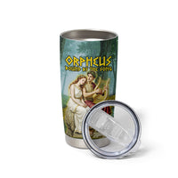 Orpheus And Eurydice Greek Mythology Lyre Tumbler Cup Vintage Ancient Greek Meander Classical Statue