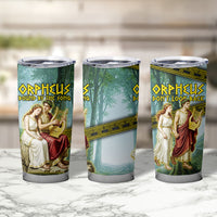 Orpheus And Eurydice Greek Mythology Lyre Tumbler Cup Vintage Ancient Greek Meander Classical Statue