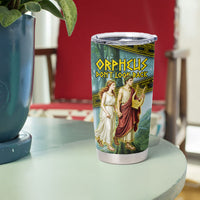 Orpheus And Eurydice Greek Mythology Lyre Tumbler Cup Vintage Ancient Greek Meander Classical Statue