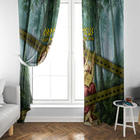 Orpheus And Eurydice Greek Mythology Lyre Window Curtain Vintage Ancient Greek Meander Classical Statue