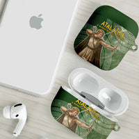 Atalanta Greek Mythology Huntress Archer AirPods Case Ancient Greek Meander Pattern