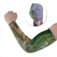 Atalanta Greek Mythology Huntress Archer Arm Sleeves Ancient Greek Meander Pattern