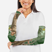 Atalanta Greek Mythology Huntress Archer Arm Sleeves Ancient Greek Meander Pattern