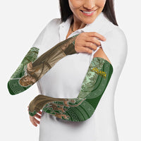 Atalanta Greek Mythology Huntress Archer Arm Sleeves Ancient Greek Meander Pattern