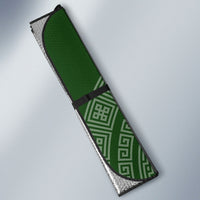 Atalanta Greek Mythology Huntress Archer Auto Sun Shade Ancient Greek Meander Pattern