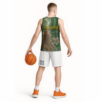 Atalanta Greek Mythology Huntress Archer Basketball Jersey Ancient Greek Meander Pattern