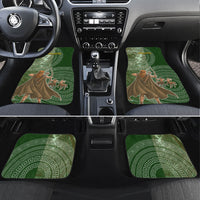 Atalanta Greek Mythology Huntress Archer Car Mats Ancient Greek Meander Pattern