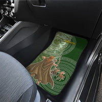 Atalanta Greek Mythology Huntress Archer Car Mats Ancient Greek Meander Pattern