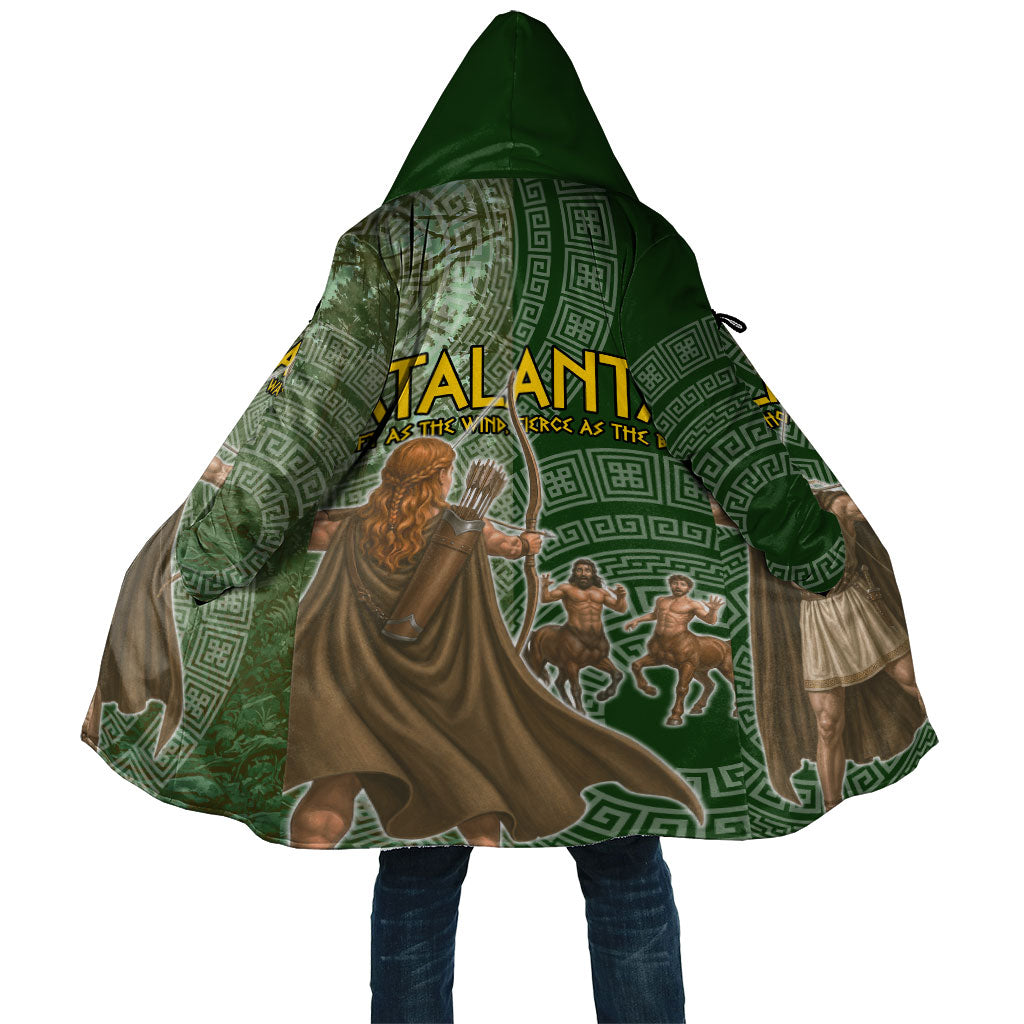 Atalanta Greek Mythology Huntress Archer Cloak Ancient Greek Meander Pattern