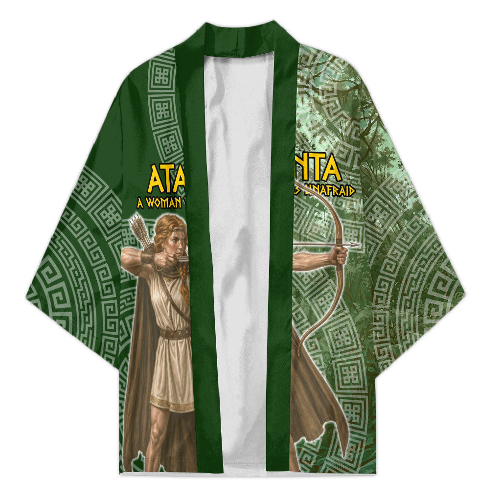 Atalanta Greek Mythology Huntress Archer Kimono Ancient Greek Meander Pattern